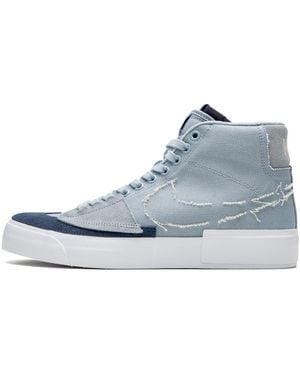 Nike Sb Zoom Blazer Mid Edge "Obsidian Mist" Ci3833 401" - Blue