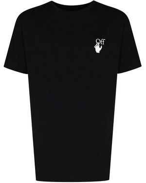 Off-White c/o Virgil Abloh Caravaggio The Lute Player Slim Fit T-Shirt Omaa027F21Jer0111084" - Black