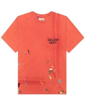 GALLERY DEPT. Vintage Logo Painted T-Shirt Gd025" - Red