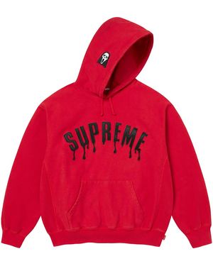 Supreme Ghostface Arc Hooded Sweatshirt "Ss26 - Red