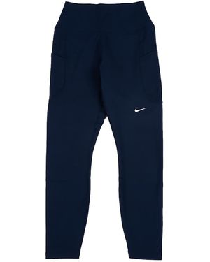 Nike One High-Waisted 7/8 Leggings With Pockets "Midnight Fn3241 413" - Black