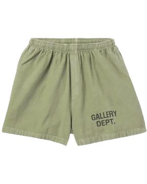 GALLERY DEPT. Logo Zuma Shorts 0W5Bokcy" - Green
