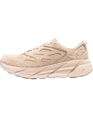 Hoka One One Clifton L Suede "Shifting Sand Dun" 1122571 Ssdd" - Black