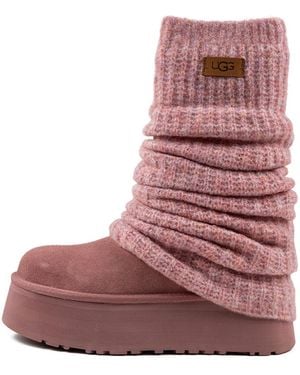 UGG Classic Mini Dipper Legwarmer Boot Dawn" 1178990 Pdw" - Black