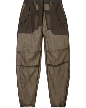 Kith Nuru Sheer Parachute Pant "Dark" 60" - Black