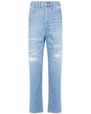 A Bathing Ape Damaged Denim X Kid Cudi" 83122106" - Black