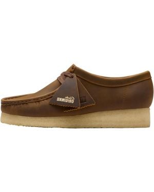 Clarks Wallabee "Beeswax" 26155544" - Brown