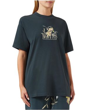Kith Iris Box Logo Vintage T-Shirt 196" - Black