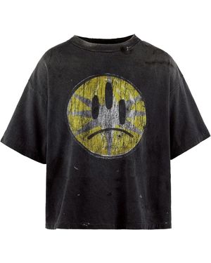 LOSTSHDWS Frown T-Shirt Ls Ce1 0000 006" - Black