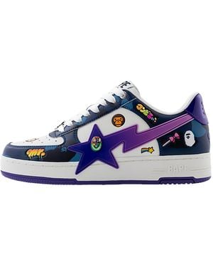 A Bathing Ape Sta "Mr. Kaikai Kiki" Mjx4Ulme" - Blue