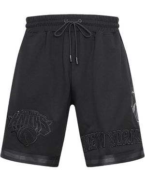Pro Standard New York Knicks Classic 3Bk Shorts Bnk353437 Blk" - Black