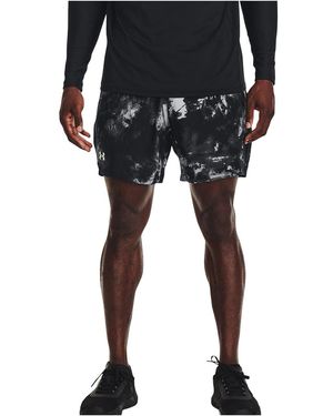 Under Armour Vanish Woven 6" Printed Shorts 1374625 001" - Black