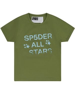 Sp5der All Star Baby T-Shirt 484" - Green