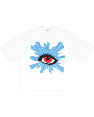 House of Errors All Seeing Heavyweight T-Shirt Hoe Tsh Ash Wht" - Black