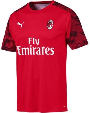PUMA Ac Milan Training Jersey Short Sleeve 756141 01" - Red