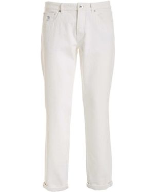 Brunello Cucinelli Tailored Trousers "Snow" Brun756" - Black