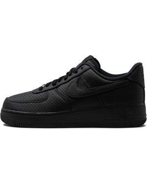 Nike Air Force 1 Low Sp "Triple Perforated" Hf8189 001" - Black