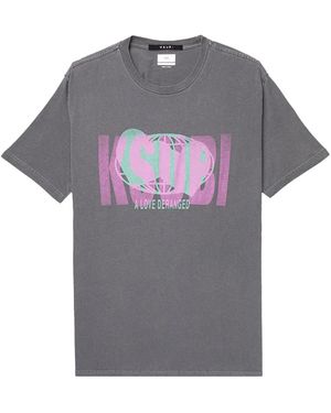 Ksubi Short-Sleeve T-Shirt "Deranced Kash" 5000007158" - Black