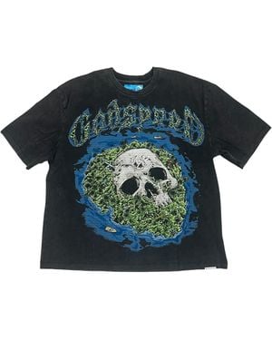 GODSPEED NEW YORK Skull Island 2 T-Shirt Gs298" - Green