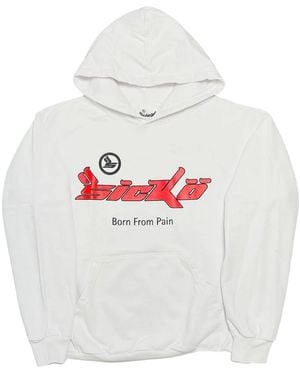 Sicko Bornfrompain Og Pain Hooded Sweatshirt Sck005" - Black