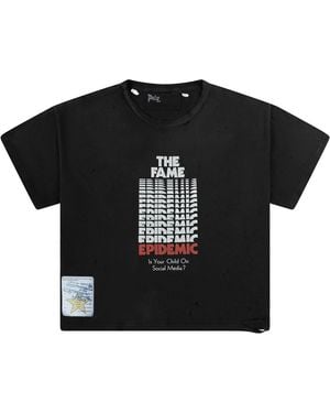 PALY Fame Epidemic T-Shirt 2U004Q3009Vbk" - Black