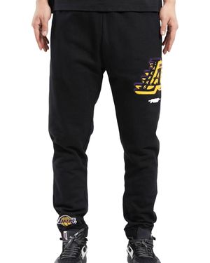 Pro Standard Nba Los Angeles Lakers Mash Up Logo Joggers Bll454290 Blk" - Black