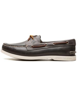 Sperry Top-Sider A/O 2 Eye Plushwave Sts22196" - Black