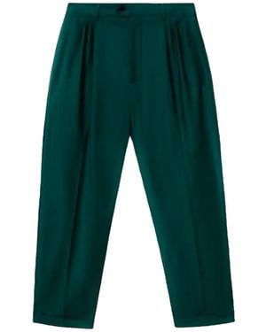 GOLF le FLEUR Double Pleated Trousers 2002Grn" - Black