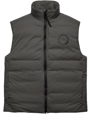 Canada Goose Lodge Vest "Khaki Haze" 4160Mt 9127" - Black