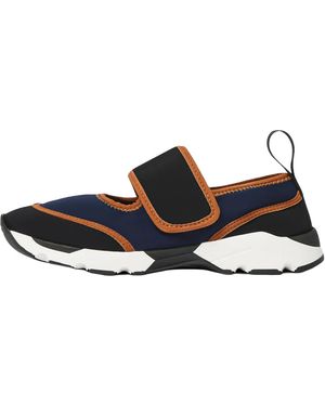 Marni Lycra Mary Jane Running Trainers Snzw020602 P7613 Zp081" - Black