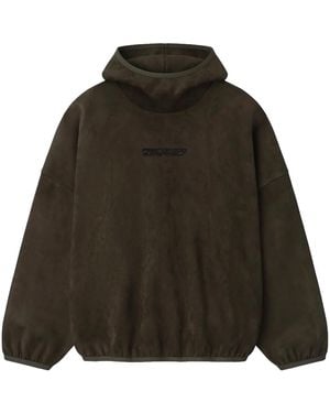 Fear Of God Suede Fleece Modern Hoodie 192Ho256943F" - Black