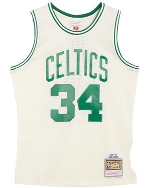 Mitchell & Ness Swingman Jersey Celtics 2007 "Paul Pierce" Tfsm5052 Bce07Ppiofwh" - Black