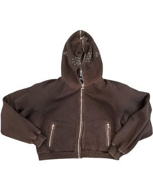 THUG CLUB Bulk Shoulder Gladiator Zip-Up Hoodie 
