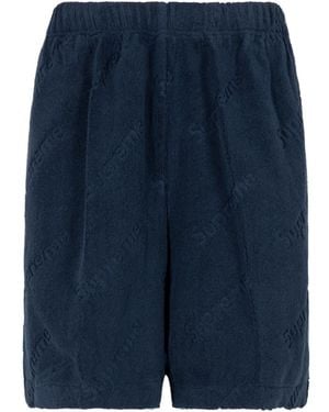 Supreme Terry Jacquard Logo Short "Ss19" Su11587" - Black