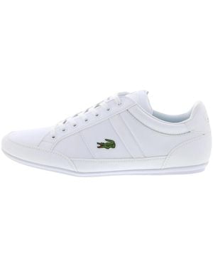 Lacoste Chaymon Leather Trainers 41Cma0038 21G" - Black