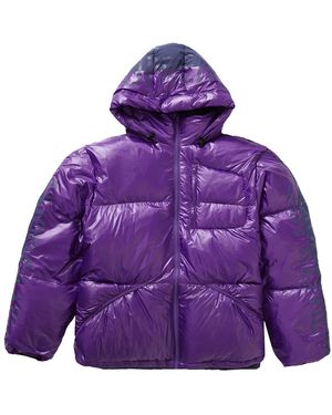 Supreme Hooded Down Jacket "Fw21" Fw21J24" - Purple