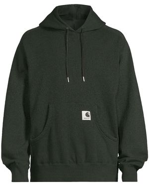 Sacai Cotton Jersey Hoodie "Carhartt Wip - Black