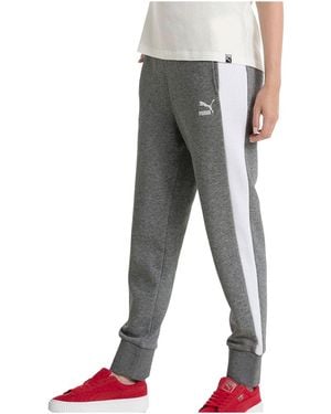 PUMA Archive Logo T7 Sweat Pant "Medium Heather/ 572486 03" - Black