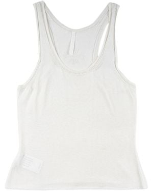 Chrome Hearts Frankie B Stark Sheer Jacquard Top Chrm1502" - Black