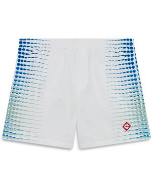 CASABLANCA Printed Swim Shorts Sp26 Tr 032 01" - Black