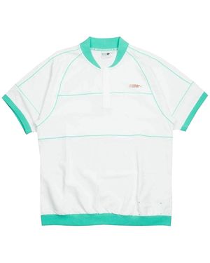 PUMA Cambridge Pullover ( White/biscay Green) Clothing - Black