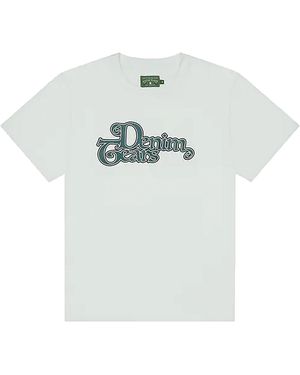 DENIM TEARS Swirl T-Shirt Dt1006" - Black