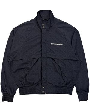 Chrome Hearts Match Point Motif Windbreaker Jacket Chrm1111" - Blue