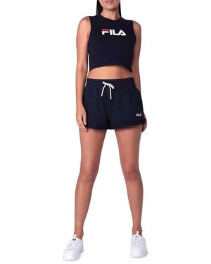 Fila Gabriella Knit Short "Peacoat" Lw016187 410" - Black