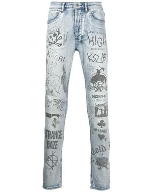 Ksubi Van Winkle Nowhere Punk 5000006430" - Black