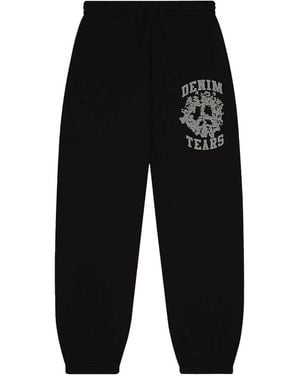DENIM TEARS Denim University Joggers Dt418" - Black