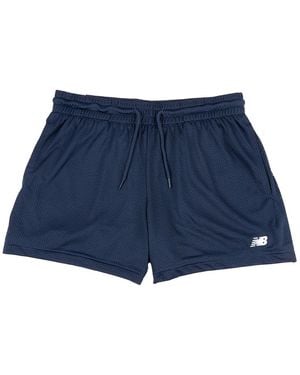 New Balance Sport Essentials Mesh Short "5 Inch - Blue