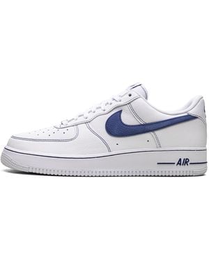 Nike Air Force 1 '07 Lv8 Deep Royal Contrast Stitch" Hq2037 100" - Black