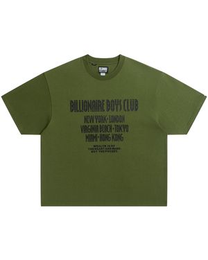 BBCICECREAM Knit Boxy Fit T-Shirt "Cypress" 861 1313 Cyp" - Green
