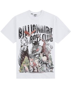 BBCICECREAM Smokey T-Shirt 861 1321 Wht" - Black